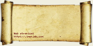 Isidora Srdanović vizit kartica